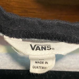 Vans women’s t-shirt, multicolored size medium